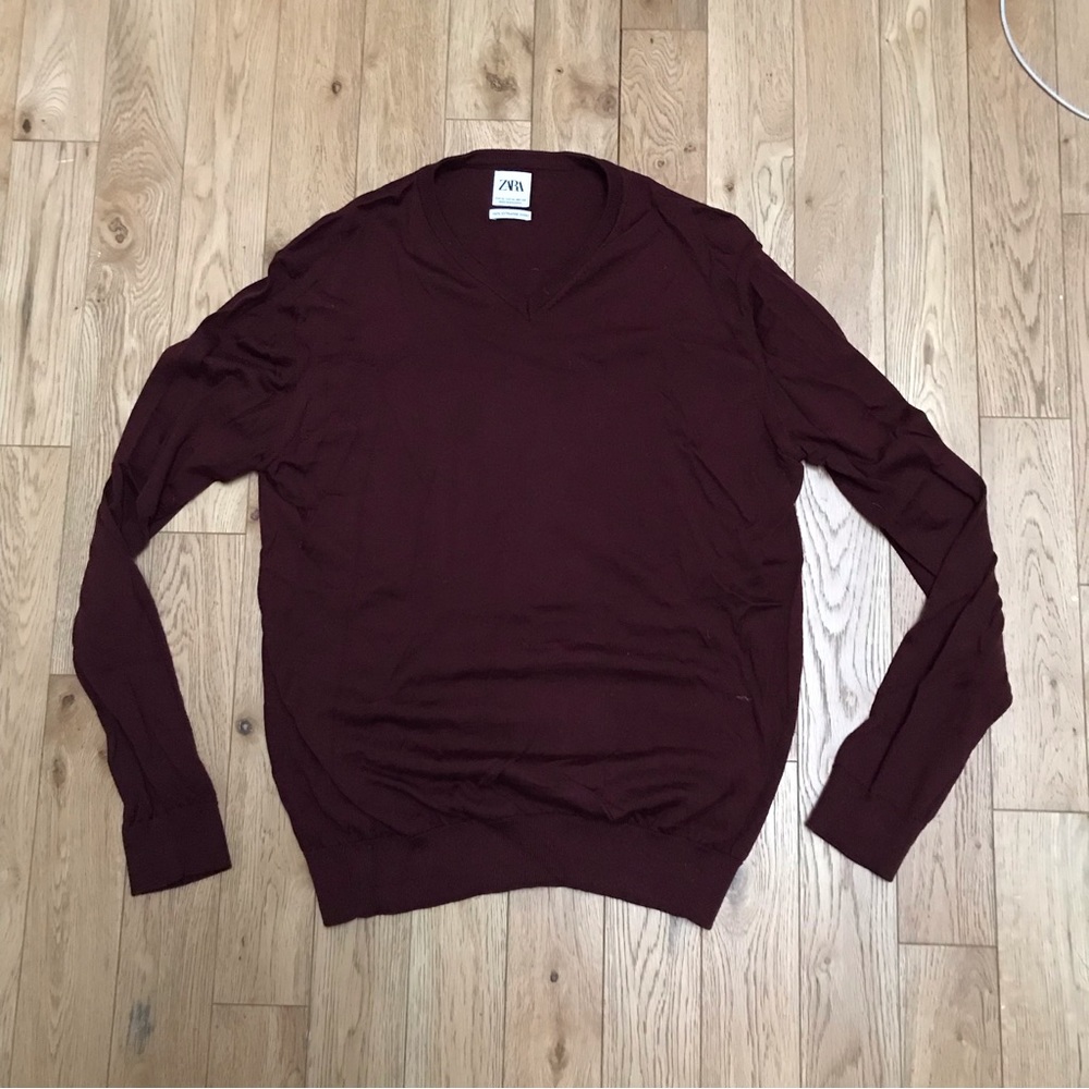 Zara man wool sweater XL NEW